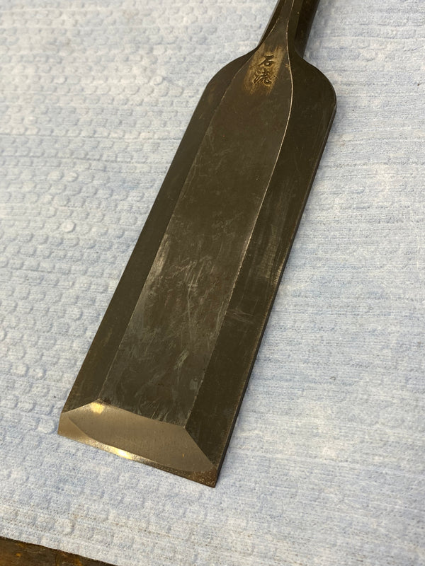 石流　突き鑿　2本組　龍虎　全長約660mm　刃長約49mm、約24mm【柏店】