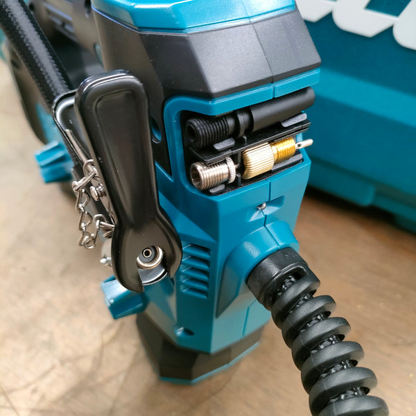 〇マキタ(makita) コードレス空気入れ MP180DRG  ケース(18V6.0Ahバッテリー、充電器)【八潮店】