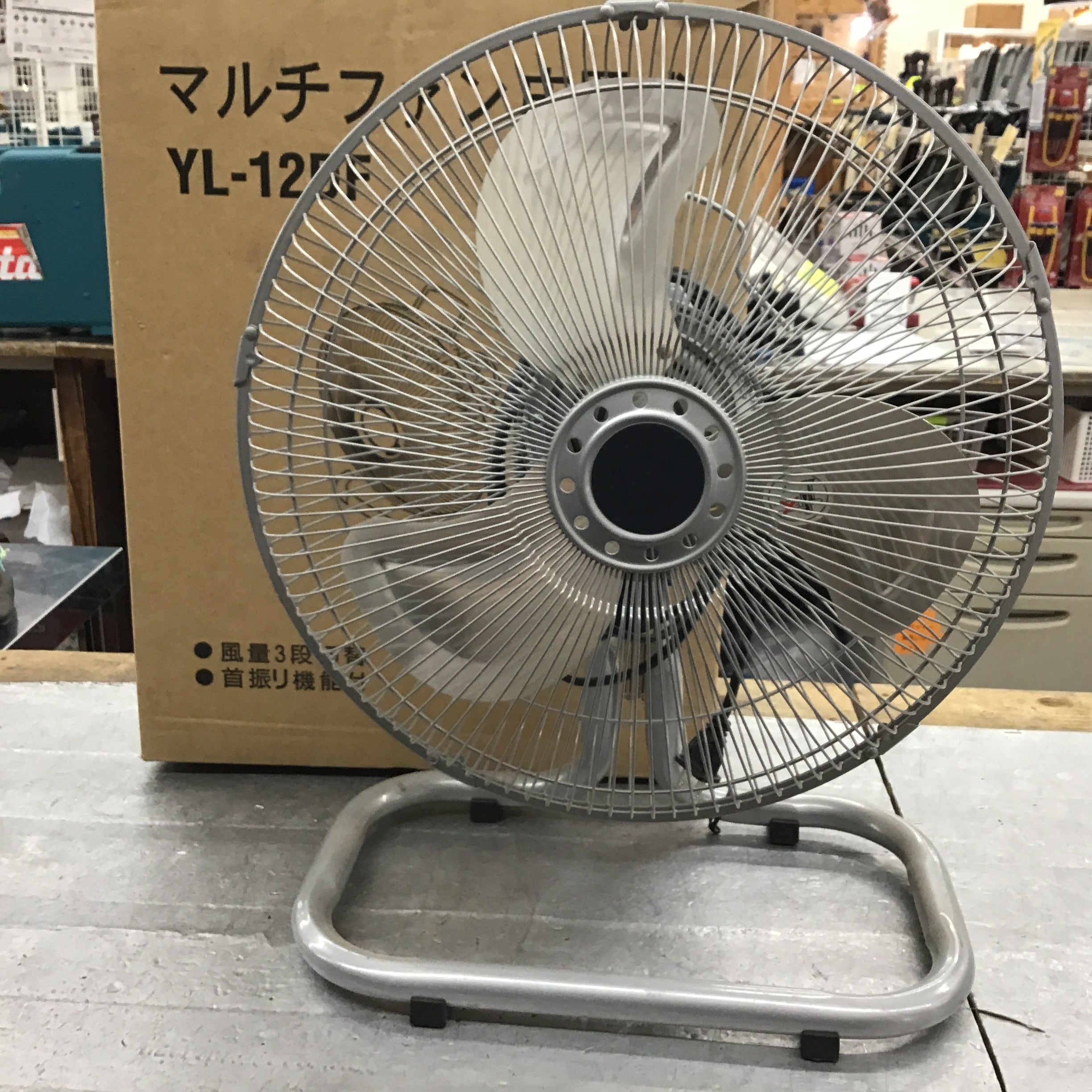 新光 工場扇 マルチファン 床置型 強力型 YL-12DF 30cm【所沢店