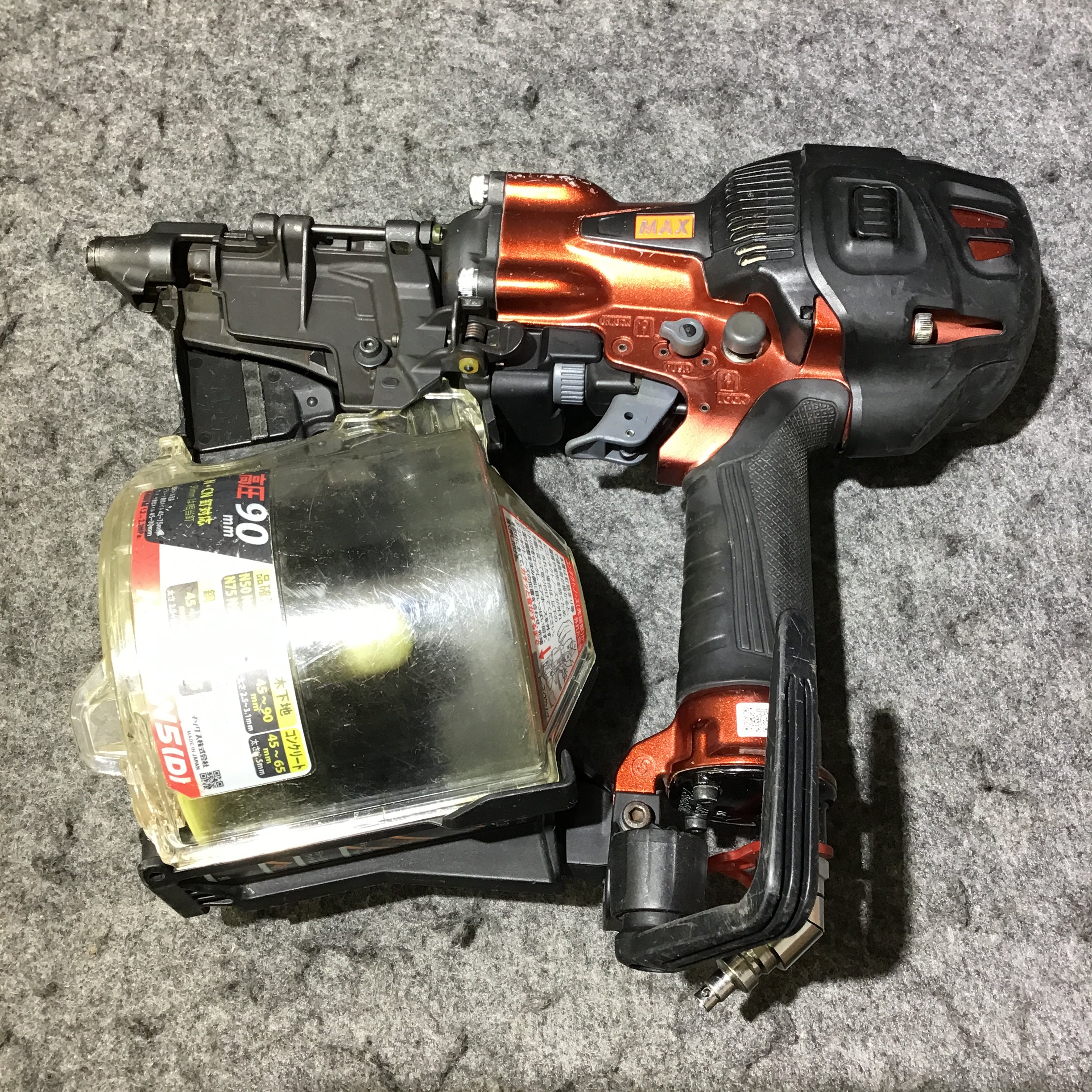 ☆MAX 工具 空ケース 未使用 マックス釘打ち機 スーパーネイラ HN-90N5