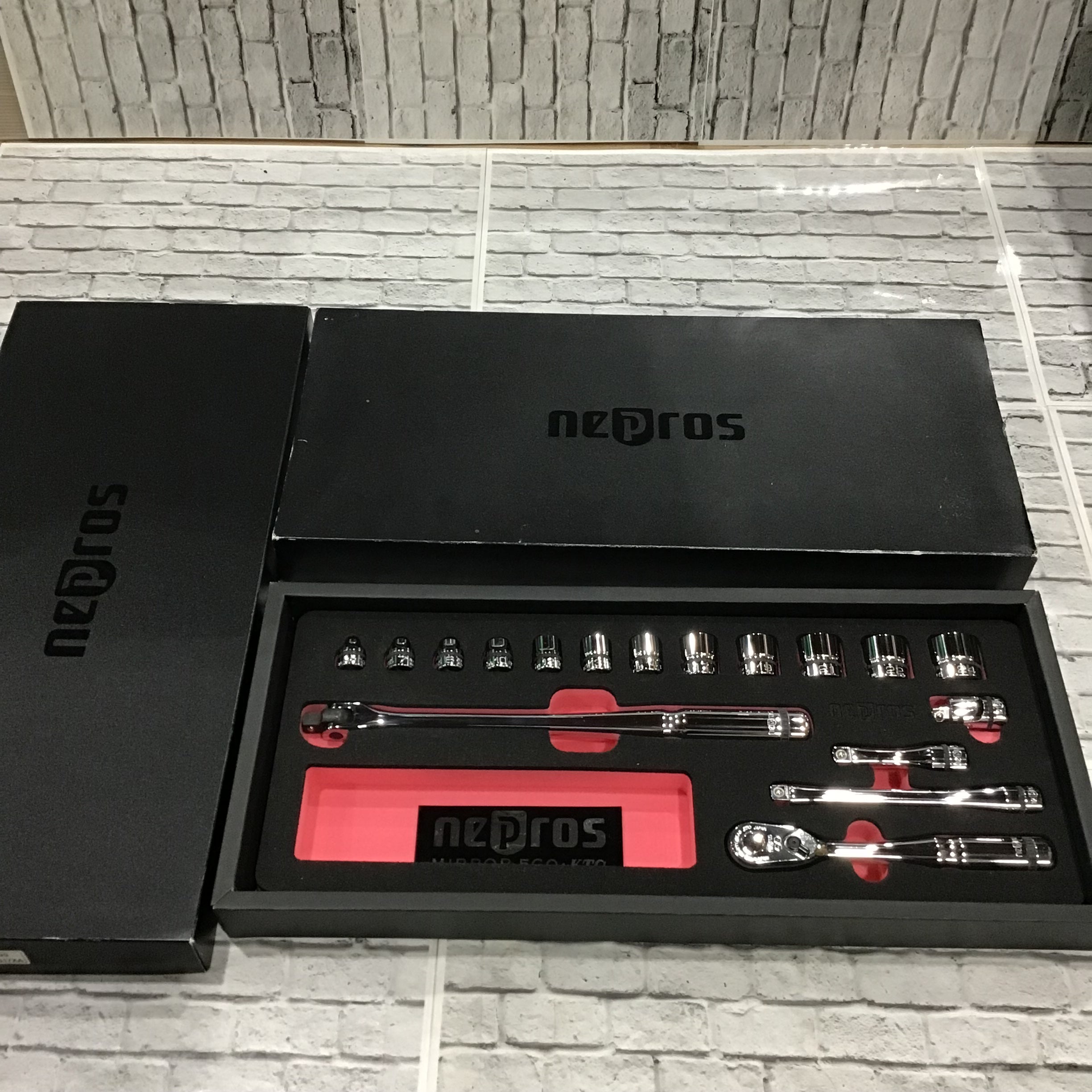 △ネプロス(nepros) 9.5sqソケットレンチセット 17点 No. NTB317XA