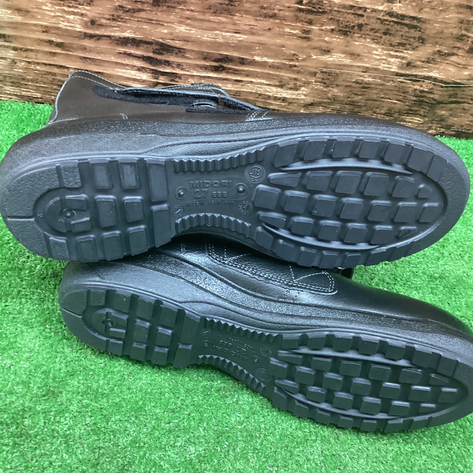 MIDORI ミドリ 安全靴 24.5cm ブラック HIGRIP.SOLE - 安全靴