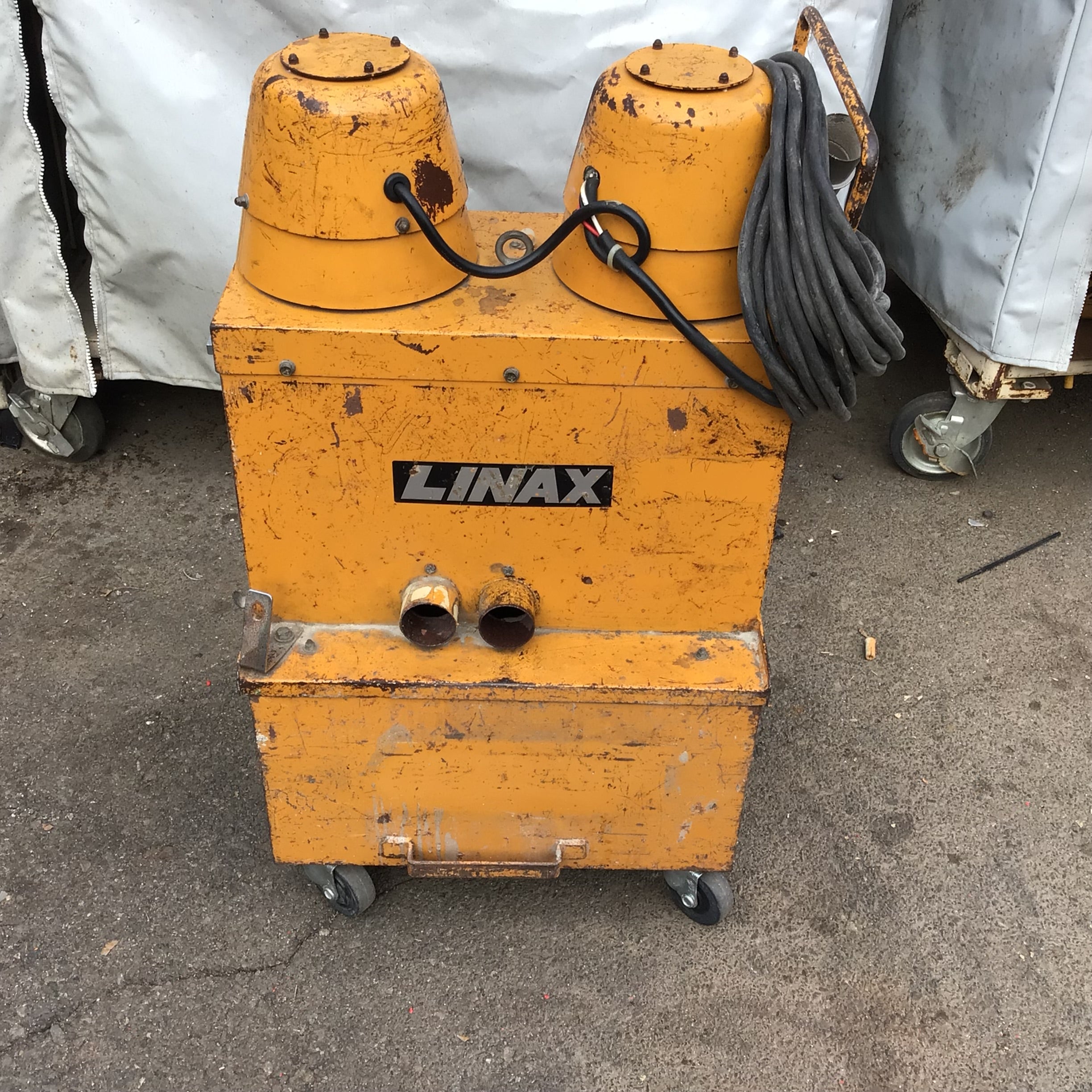 格安低価LINAX/ライナックス 集塵機 V-1 100V ライナックス 本体のみ ジャンク品 集塵（しゅうじん）機