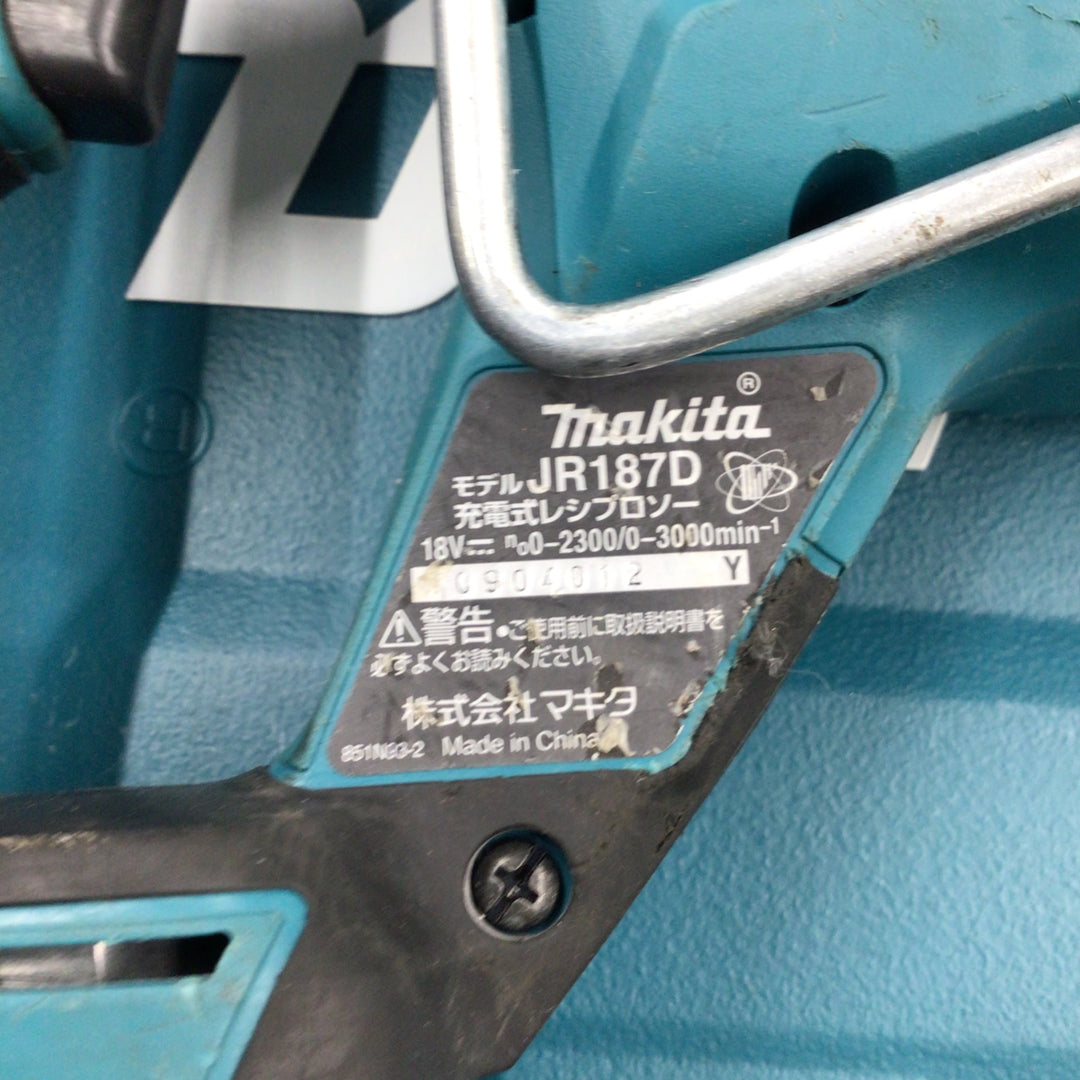 ★マキタ(makita) コードレスレシプロソー JR187DRGX【八潮店】