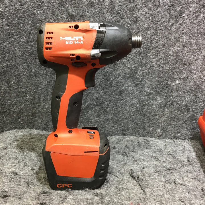 【中古品】HILTI ヒルティ コードレスインパクトドライバー SID14-A P2／3.3Ah バッテリー1個【桶川店】