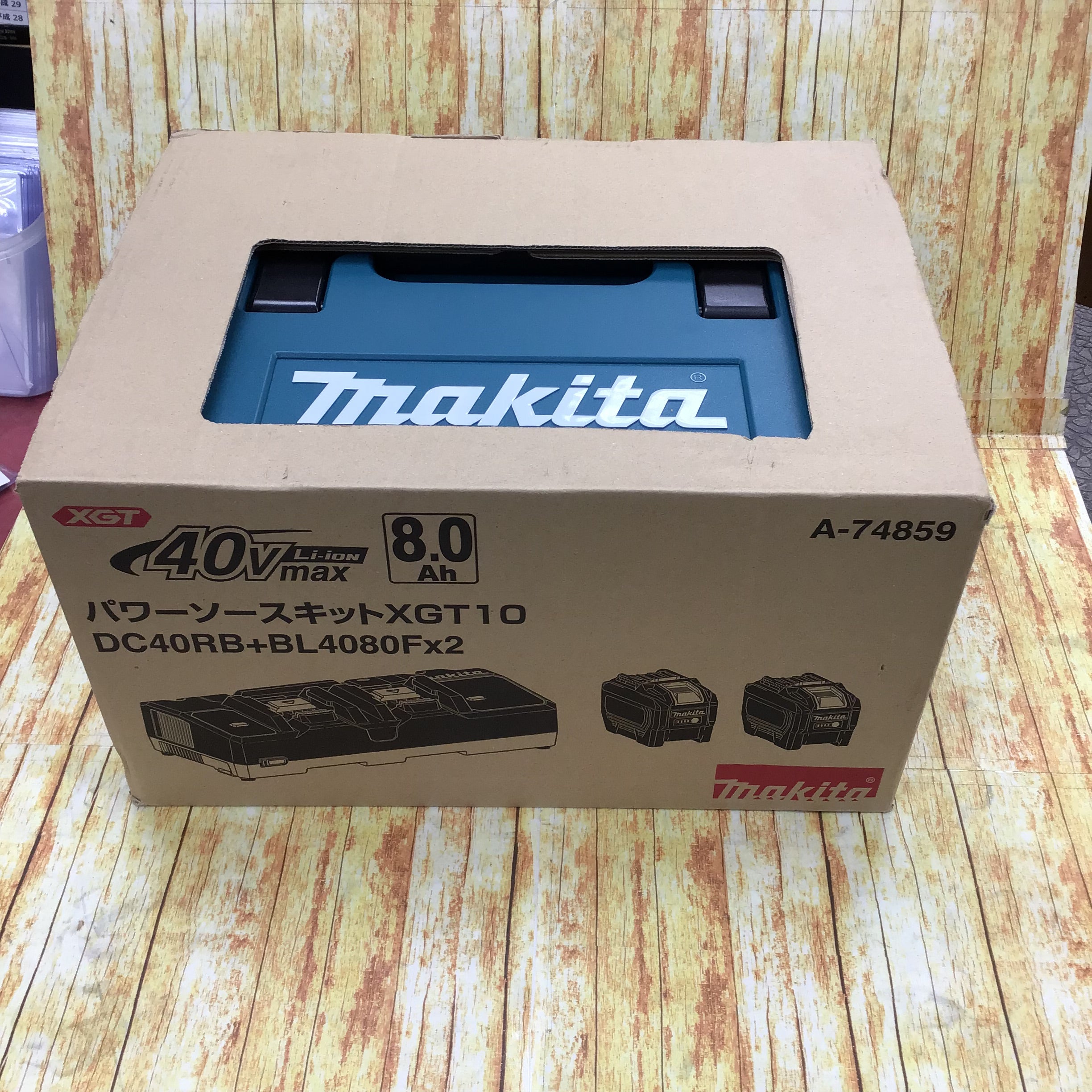 マキタ 　パワーソースキット　XGT10 40V-8.0Ah 40Vmax (2口タイプ充電器付)【川崎店】