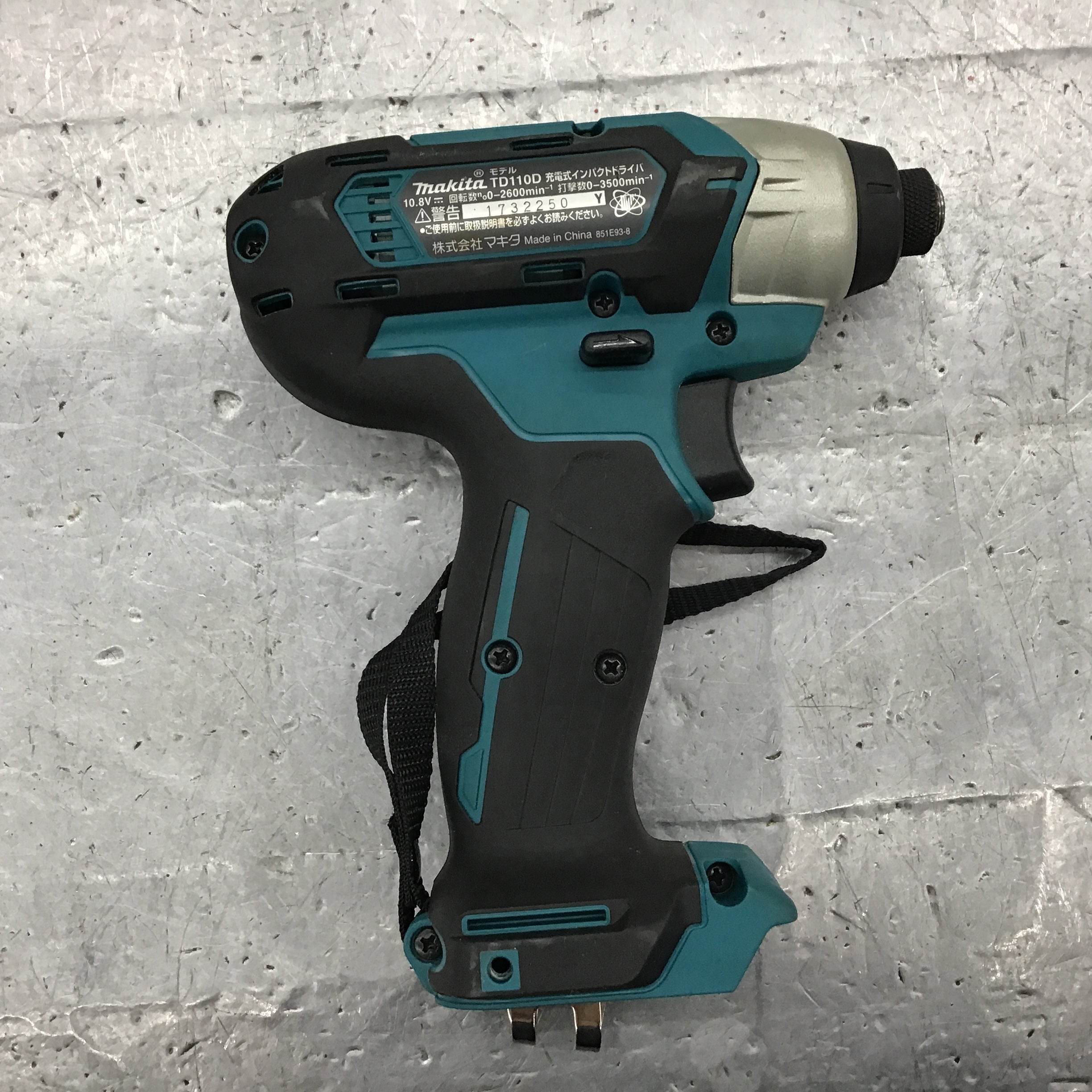 makita マキタ 充電式インパクトドライバ 青 TD110DZ 未使用 - 工具