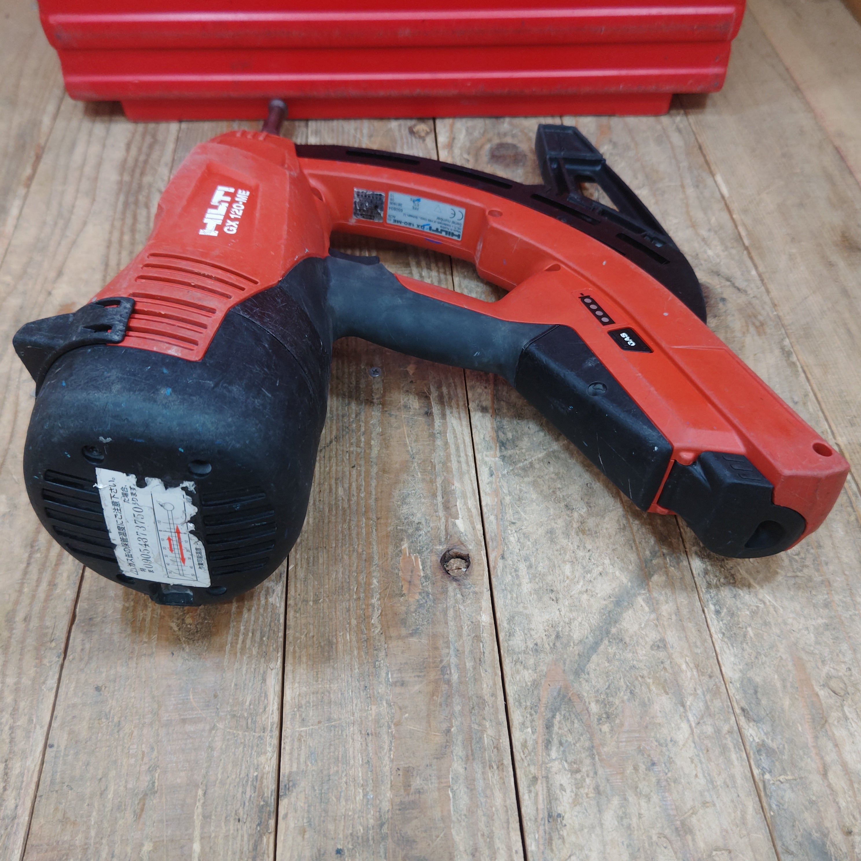 ☆品☆ HILTI ヒルティ ガス式鋲打機 GX120-ME ケース付き ガス式鋲