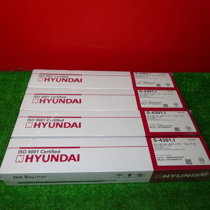 HYUNDAI 溶接棒 S-4301.I 4.0mm×400mm 5kg 4個セット【岩槻店】