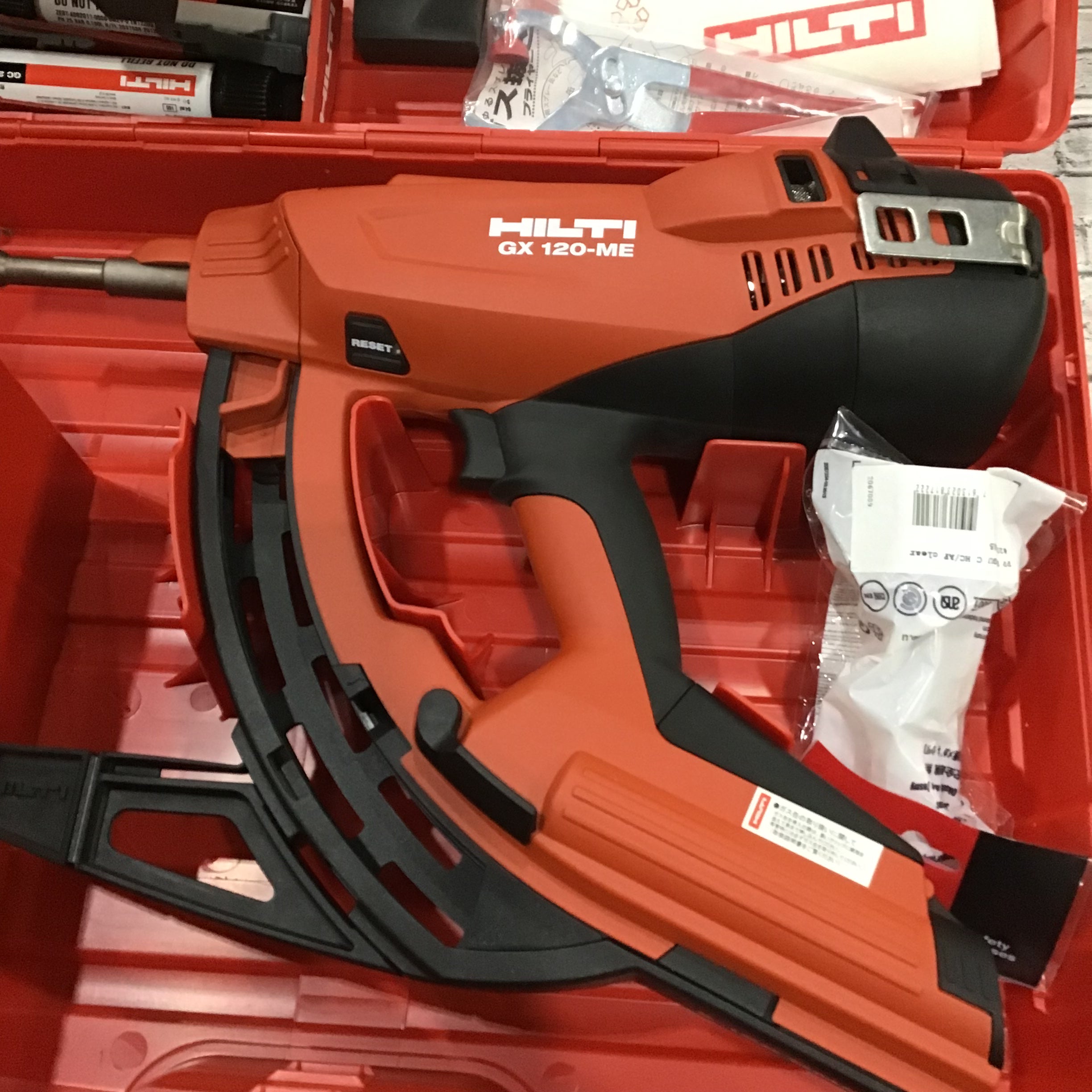 〇ヒルティ(HILTI) ガス式鋲打機 GX120-ME 電気・機械設備用【川口店